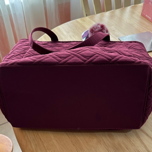 Vera Bradley Quilted Purple Tote Bag - Picture 9 of 9